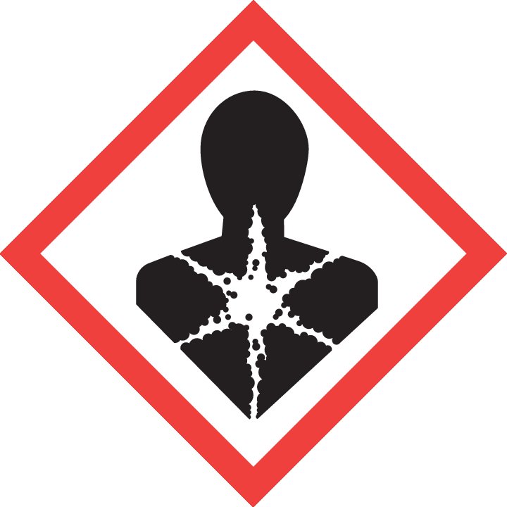 Gefahrensymbol GHS08: Gesundheitsgefahr