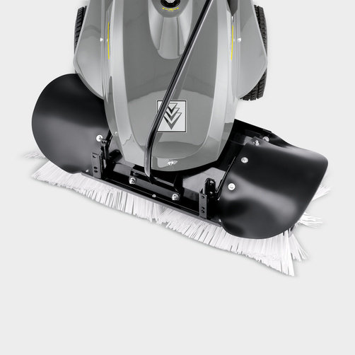 Tilting of the roller brush