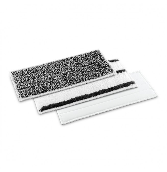 Комбиниран комплект кърпи за деликатни, устойчиви и гладки повърхности за виброчистачка Karcher KV 4 image 1