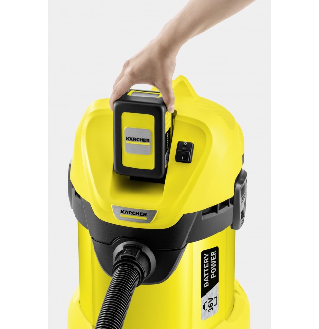 Мултифункционална прахосмукачка Karcher WD 3 Battery - уред без батерия image 2