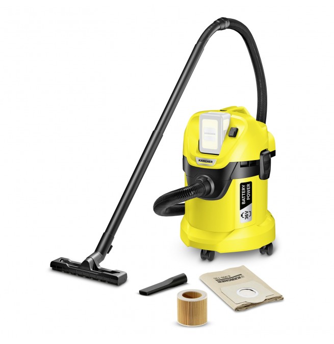 Мултифункционална прахосмукачка Karcher WD 3 Battery - уред без батерия image 1