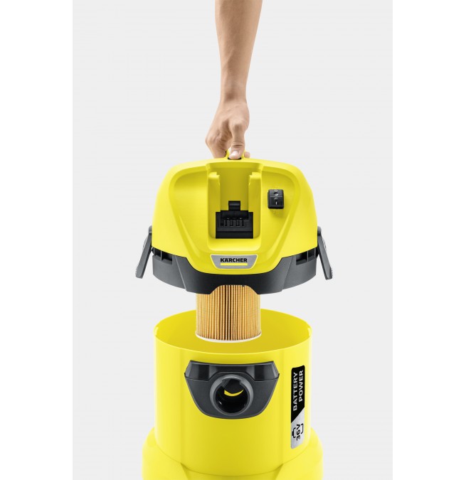 Мултифункционална прахосмукачка Karcher WD 3 Battery - уред без батерия image 4